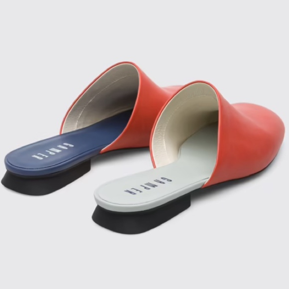 CAMPER TWINS Women's Leather slip on Mules - Picture 3 of 7